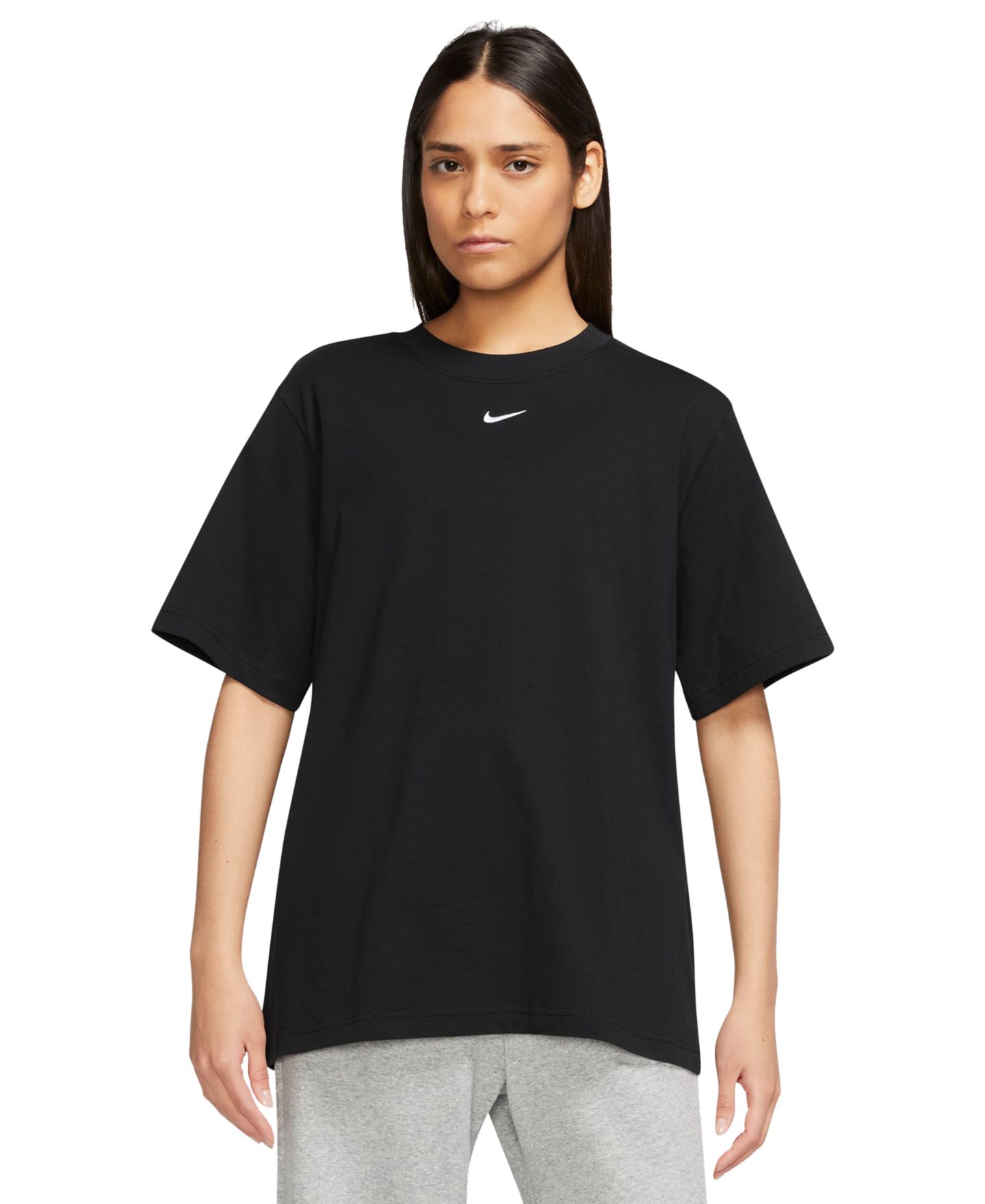 Женская футболка Nike Sportswear, цвет: Чёрный — фото 1