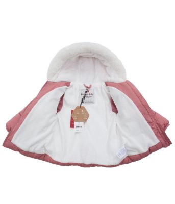 Baby Girls Soft Lining Hooded Puffer Jacket