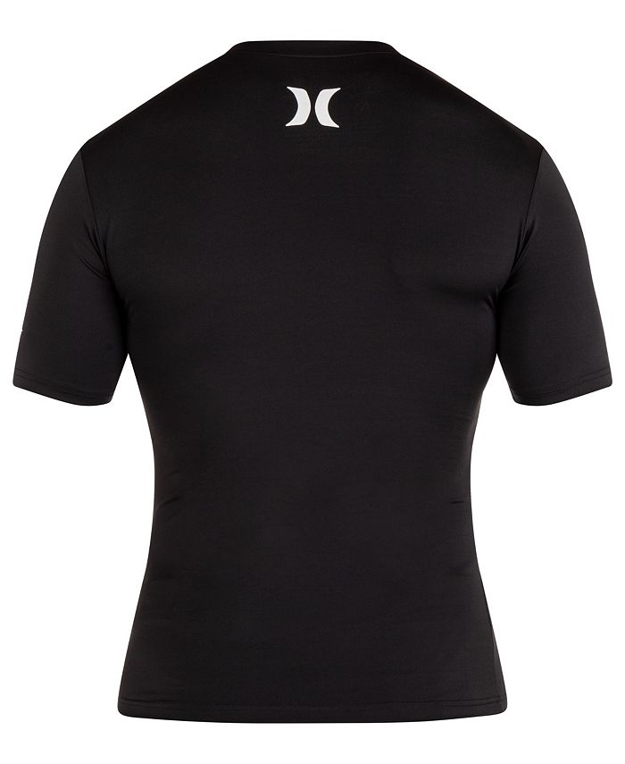 Hurley OAO Quickdry Rashguard Manche Courte – UPF 50+ – Protection Solaire Surf & Plage