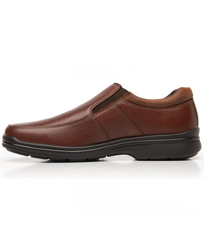 Flexi Men's Leather Moccasins By Shoes, Tan 404802 - Macy's