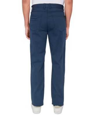 Men's Regular Fit Solid 5 Pocket Pants