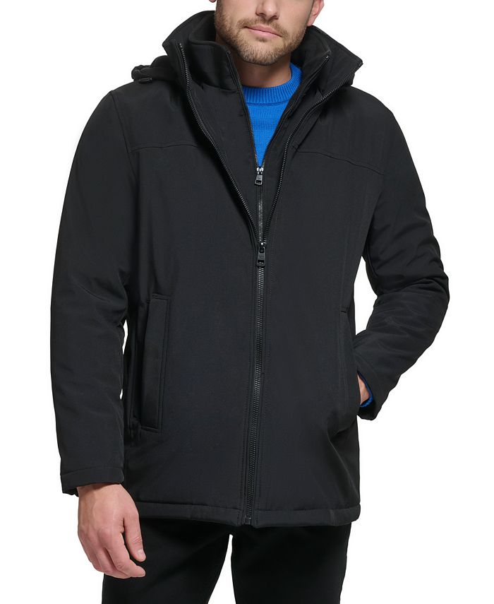 Calvin Klein Men\'s Jacket Stretch Fleece Bib - Lined With Polar Macy\'s Infinite