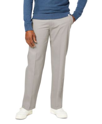 Men's Signature Relaxed Fit Iron Free Pants with Stain Defender