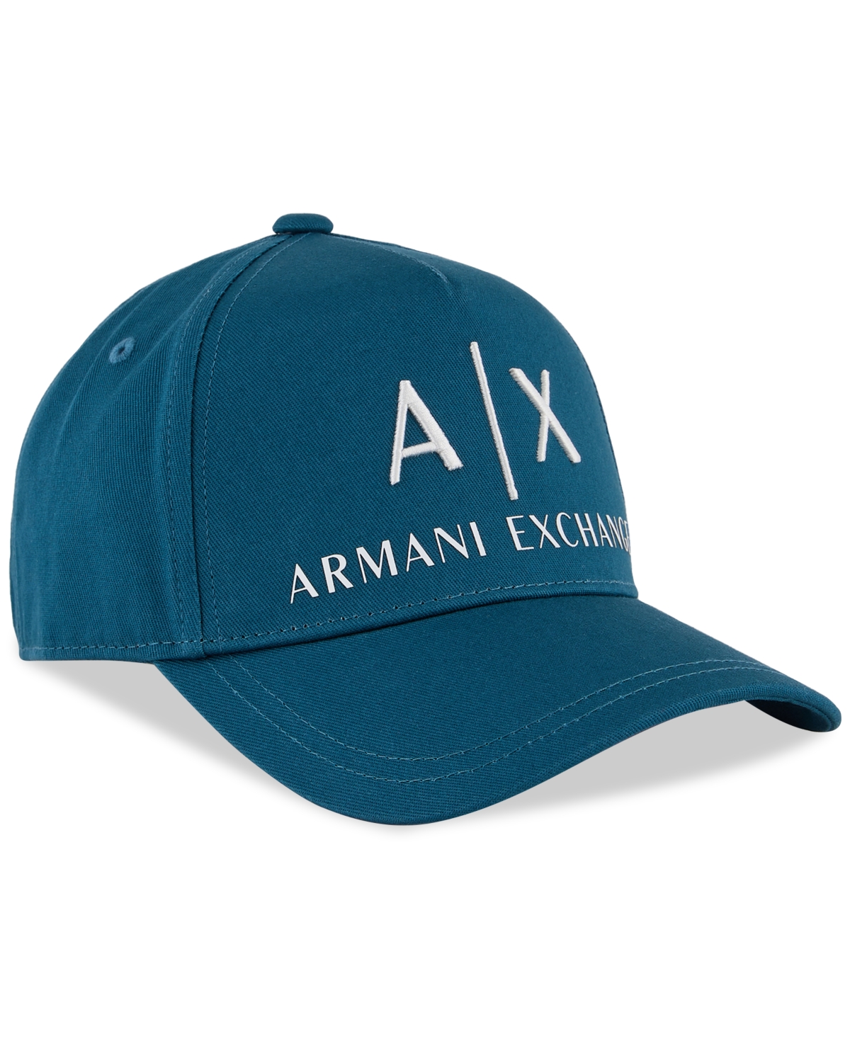 Ax Armani Exchange Men's Classic Embroidered Logo Baseball Cap In Blue