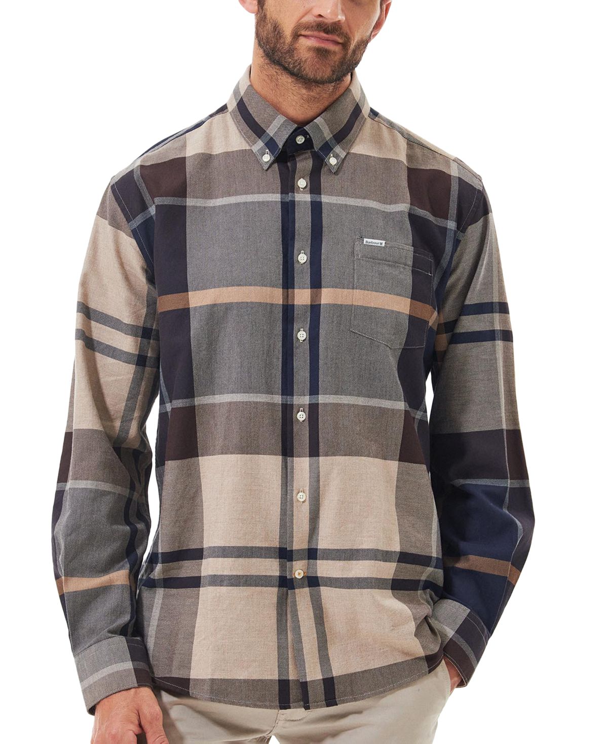 Мужская рубашка в клетку Bearpark обычного покроя