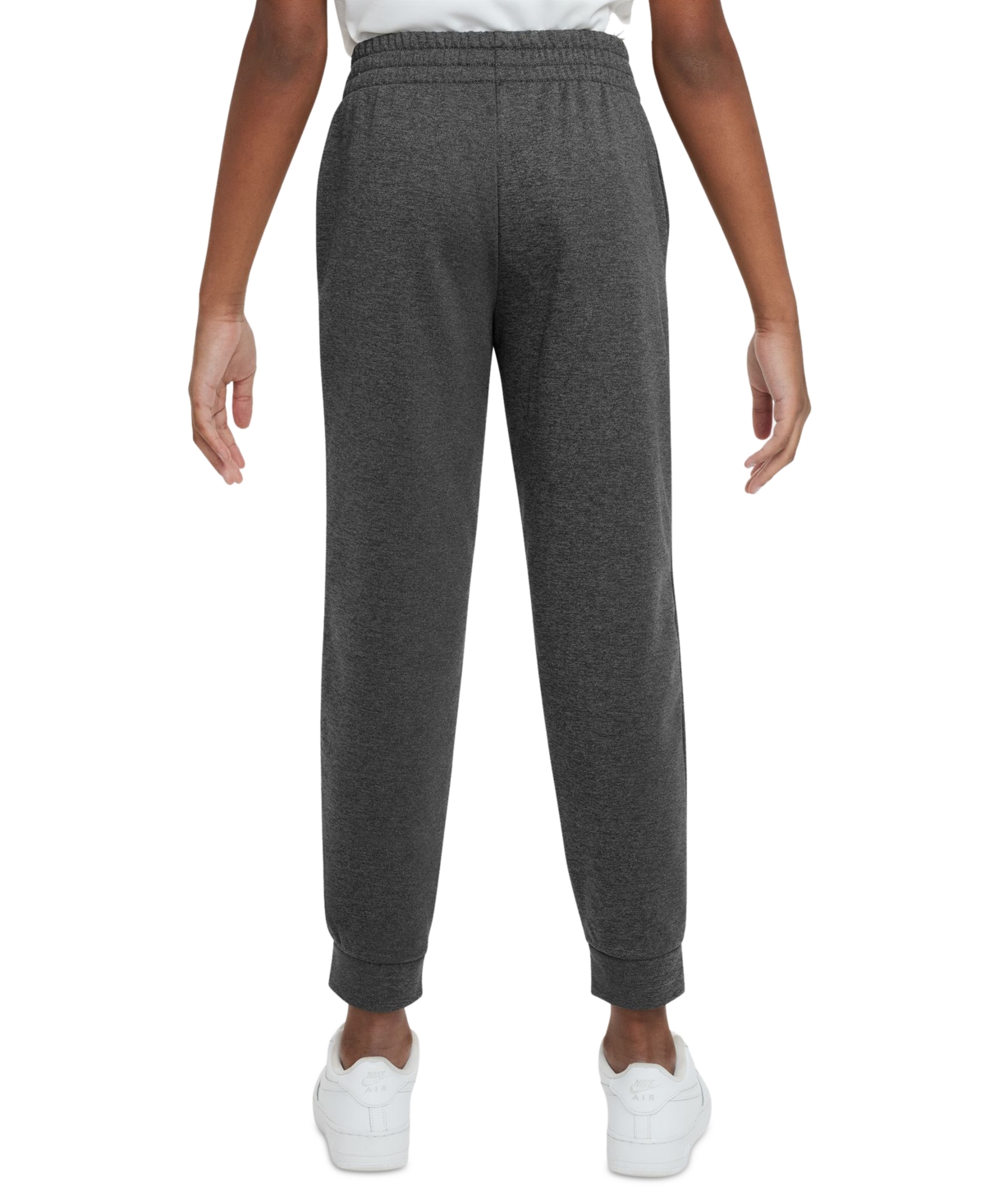 Nike Big Kids Therma-fit Fleece Training Joggers -anthracite/white