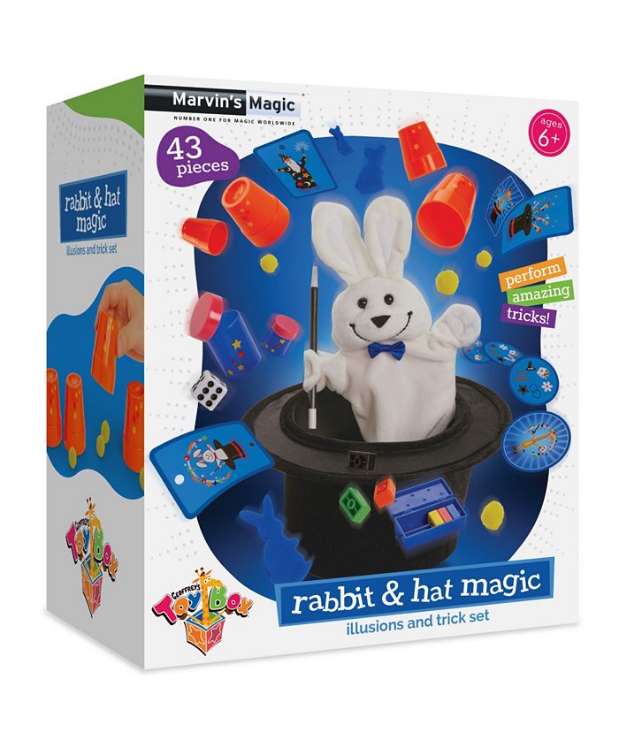 Geoffrey's Toy Box CLOSEOUT! Geoffrey's Toy 43 Pieces Box Rabbit and