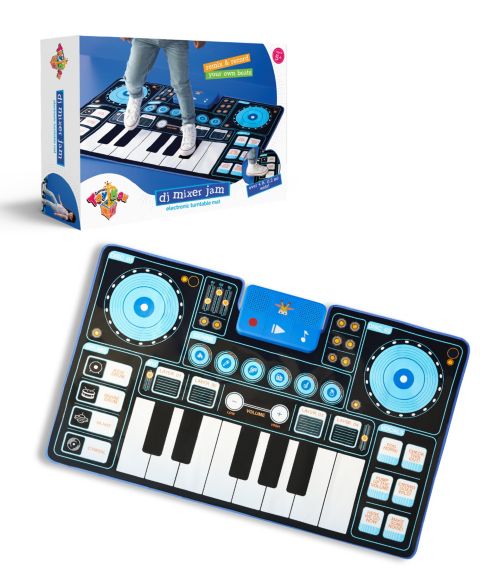 Детская игрушка Geoffrey's Toy Box DJ Mixer Jam Electronic Turntable Mat