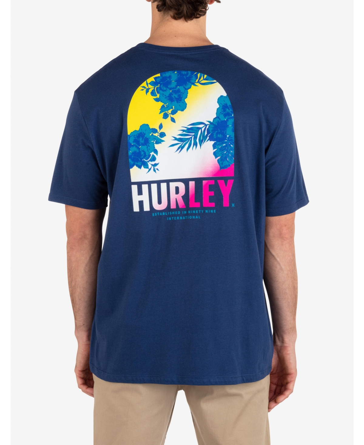 Hurley Men's Everyday Rip Short Sleeve T-shirt In Blue Void
