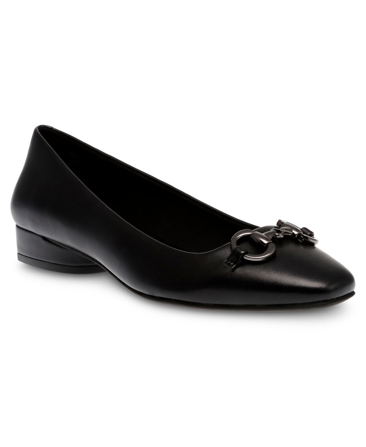 Women's Cora Tailored Ballet Flats - Black Smooth
