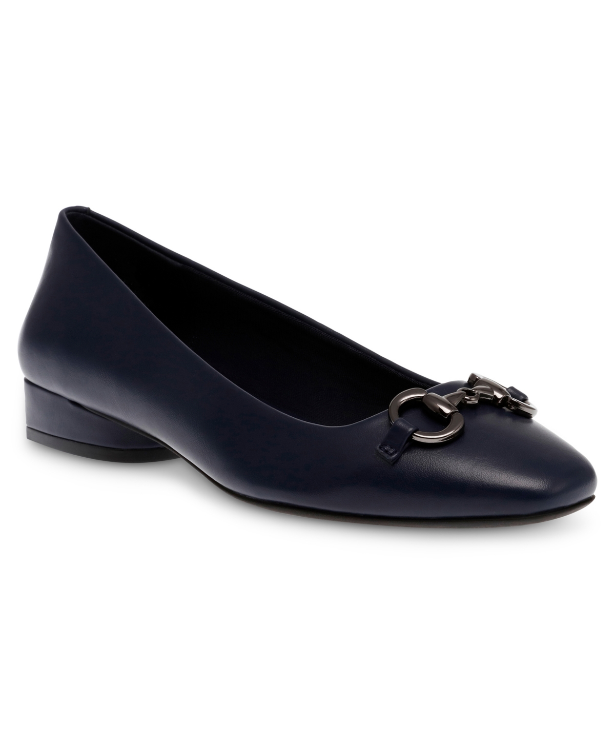 Women's Cora Tailored Ballet Flats - Black Smooth