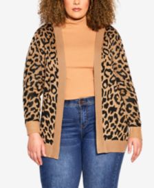 macy s leopard sweater TGS A.A