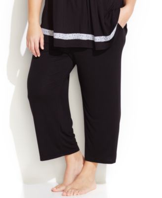 Plus Size Yours to Love Capri Pajama Pants
