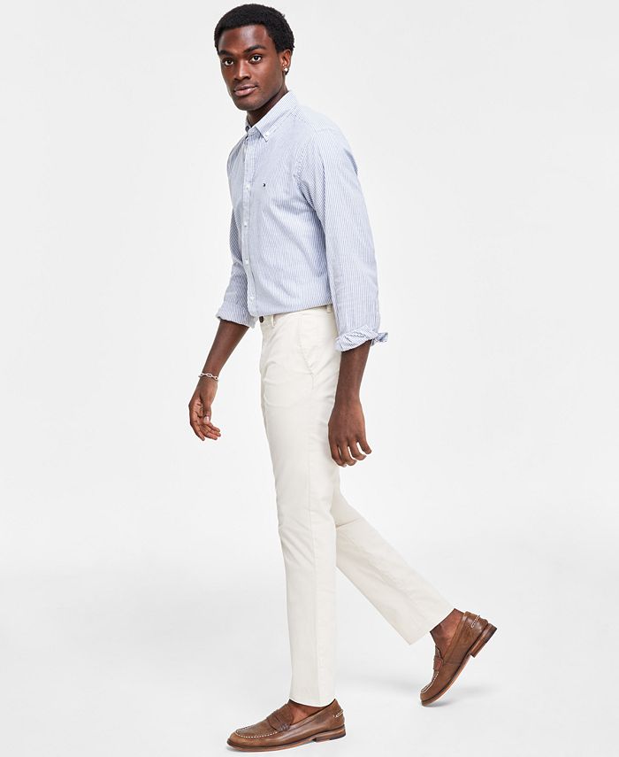 Tommy Hilfiger Men's TH Flex Stretch Regular-Fit Chino Pant - Macy's