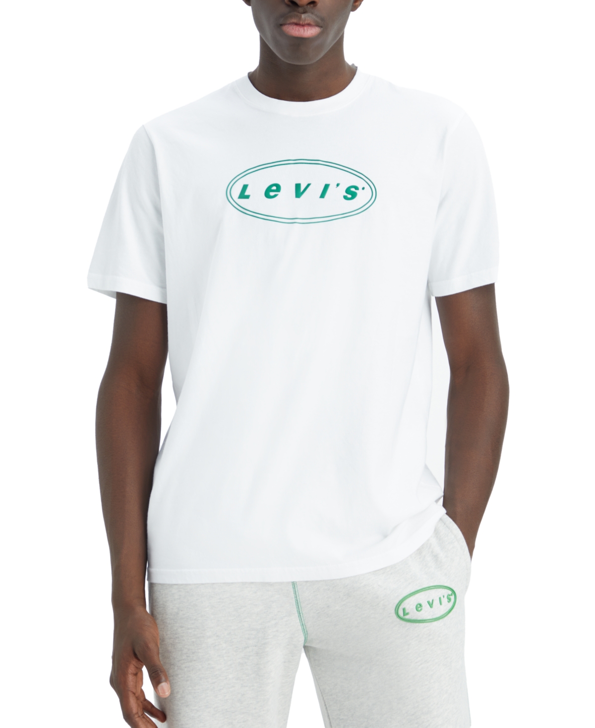 Levi's Men's Relaxed-fit Graphic T-shirt In White