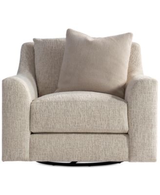 Gabi 36" Fabric Swivel Chair, Created for Macy's