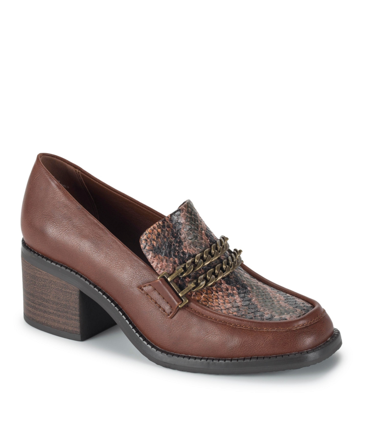 Baretraps Women's Athena Heeled Loafers In Brush Brown