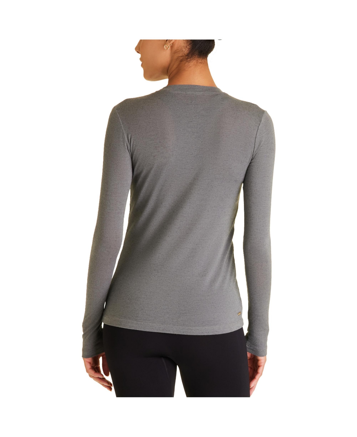 Alala Adult Women Washable Cashmere Blend Long Sleeve Crew Neck Top