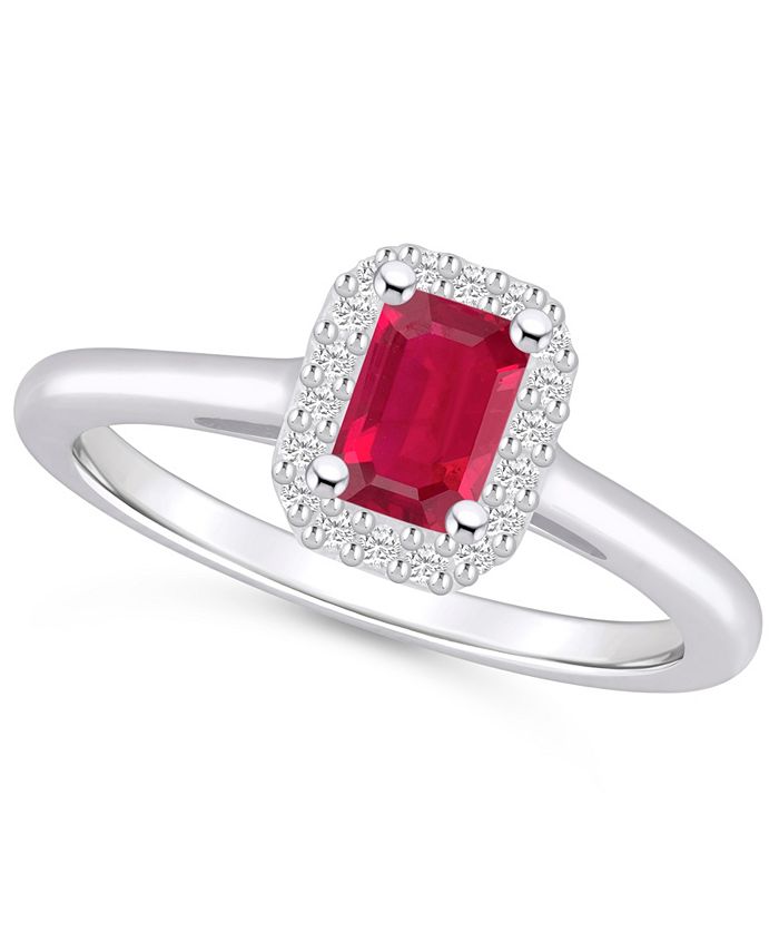 Macy's emerald shop rings sale