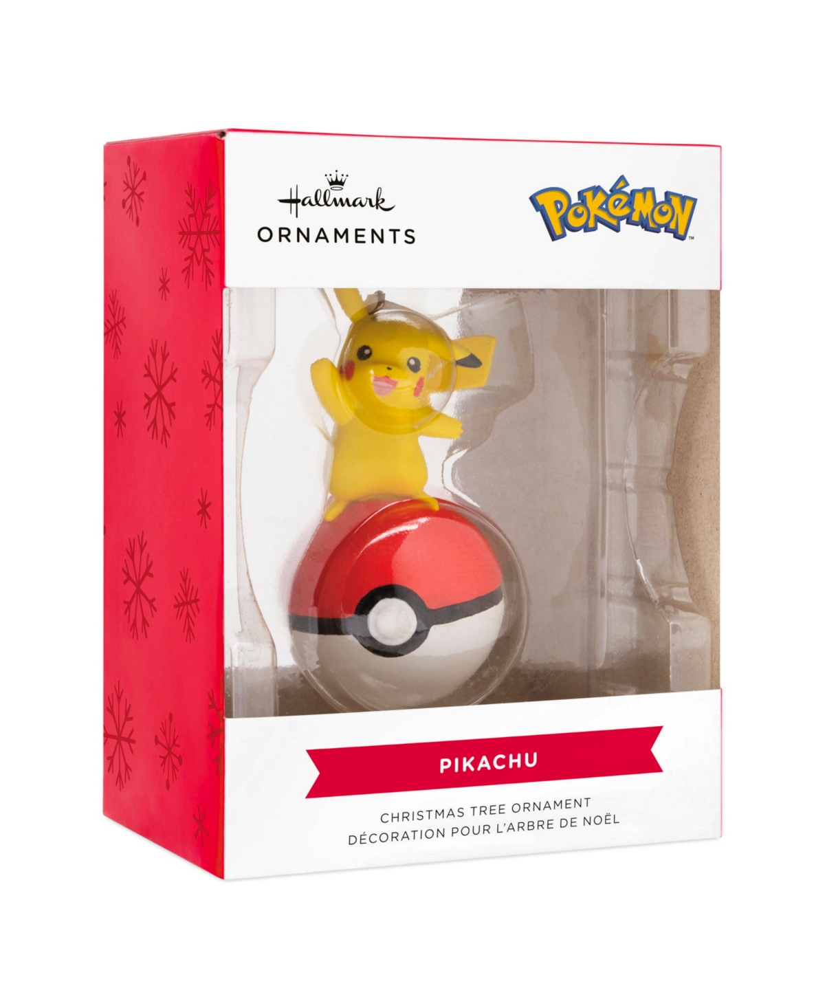 Hallmark Christmas Ornament Pokemon Pikachu On Poke Ball In Multi-colored