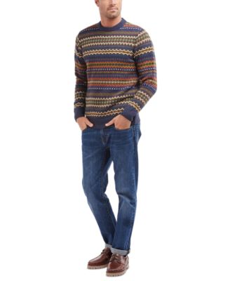 Men's Case Fair Isle Crewneck Sweater