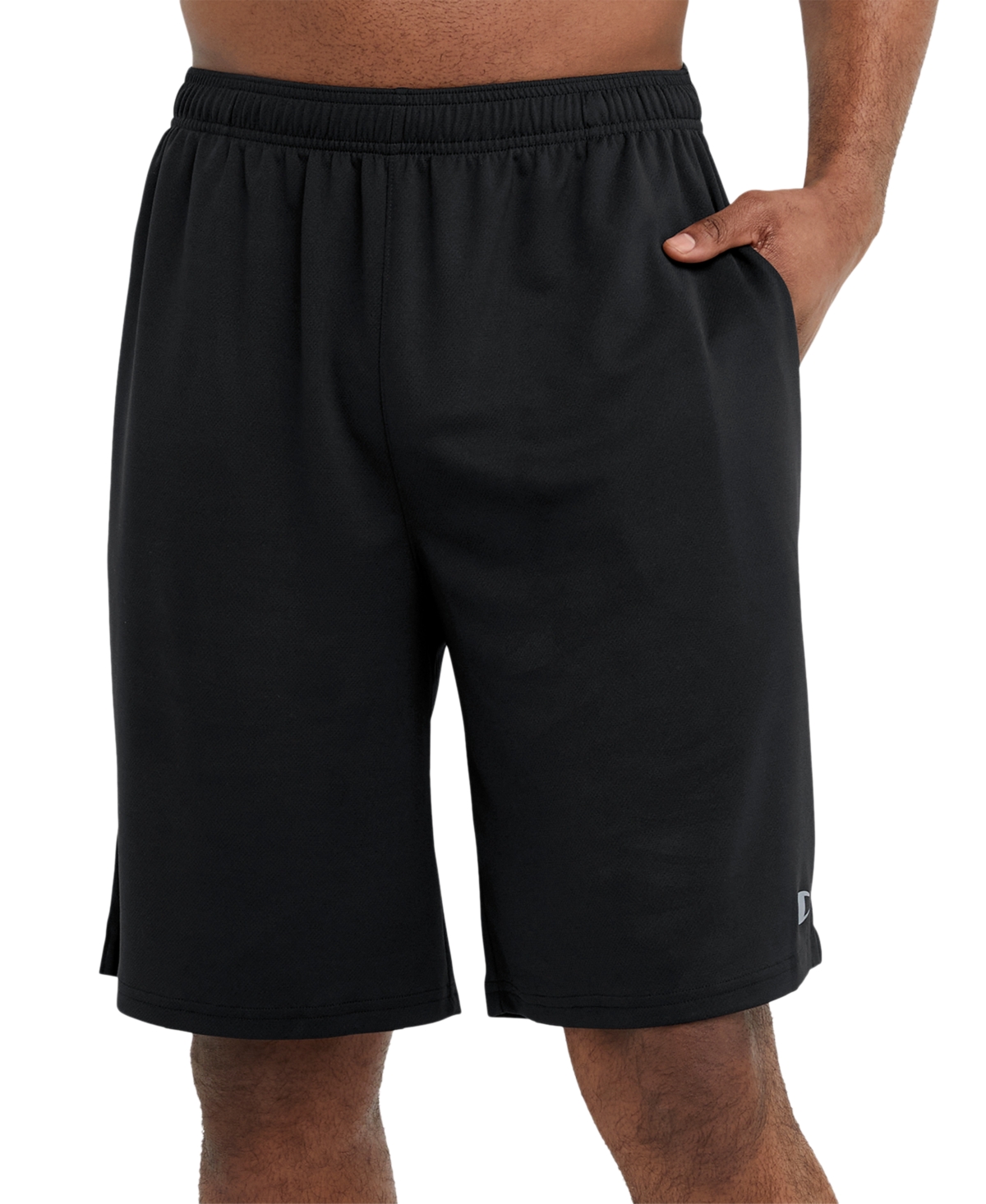 Champion Men's Big & Tall Double Dry Standard-fit 10" Sport Shorts In Black