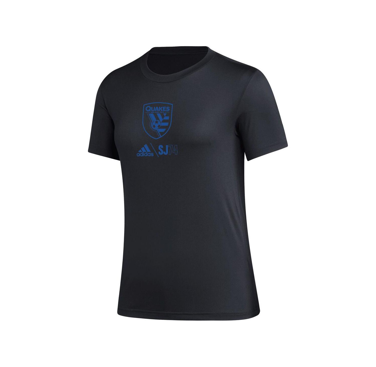 Women's Black San Jose Earthquakes AEROREADY Club Icon T-shirt