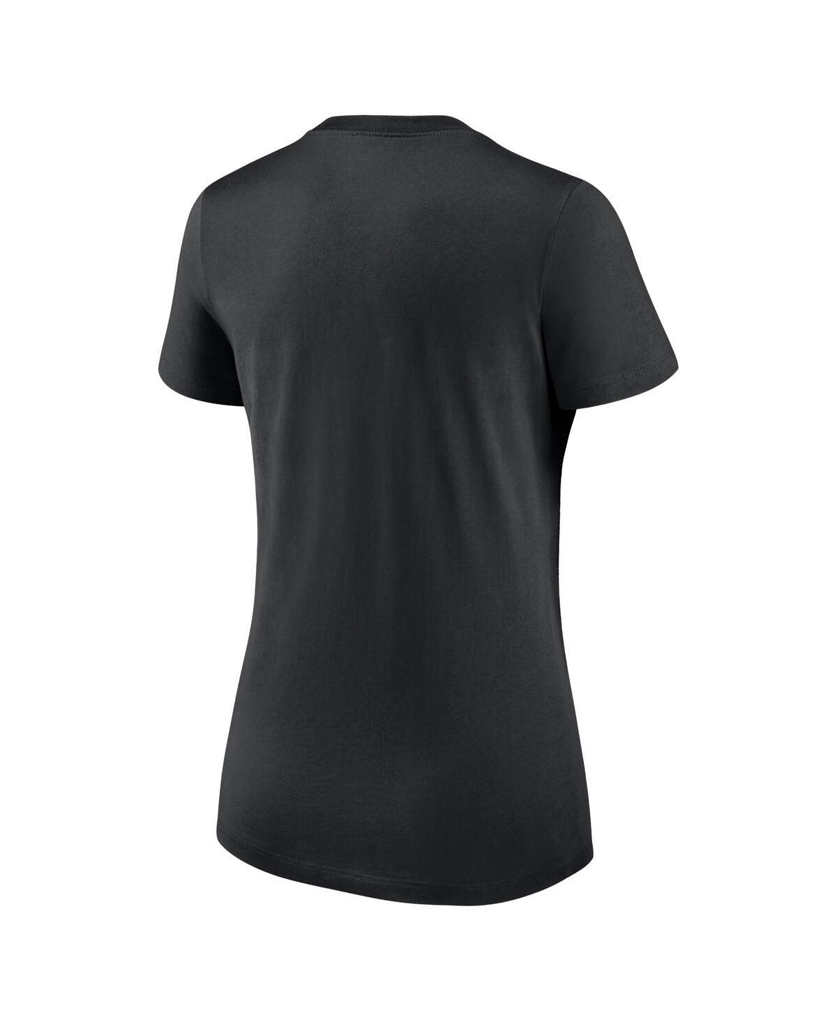 Nike Women's  Black Usmnt Verbiage T-shirt In Black
