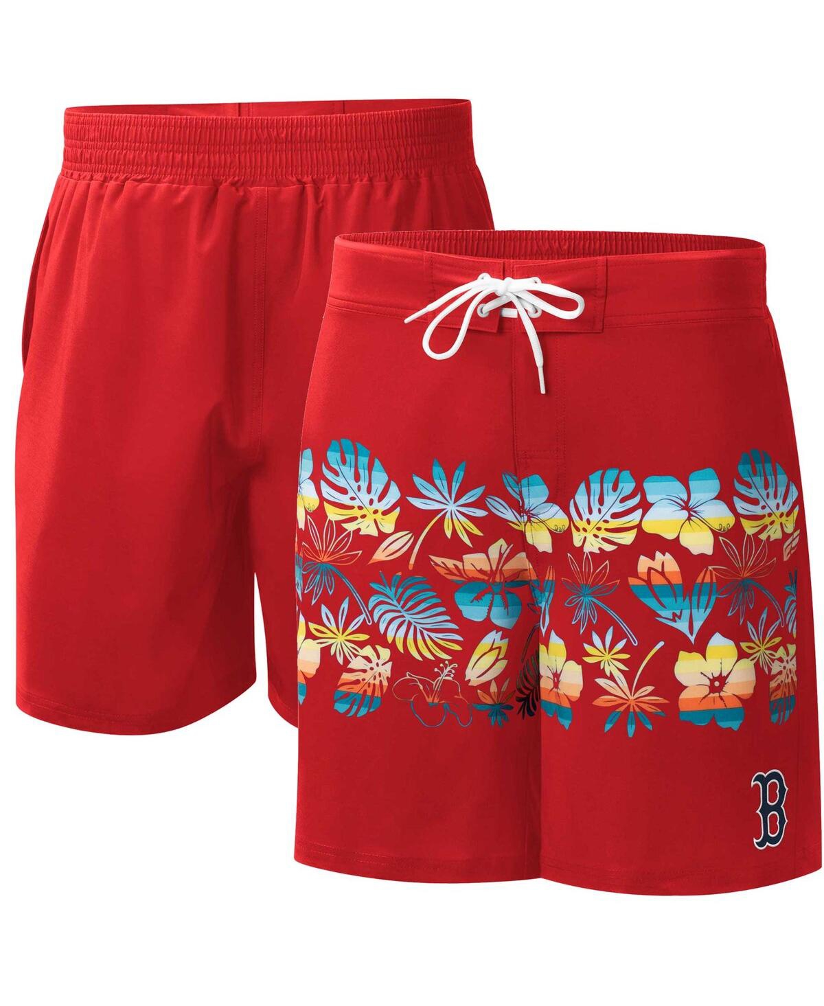 G-iii Sports By Carl Banks Men's  Red Los Angeles Angels Breeze Volley Swim Shorts