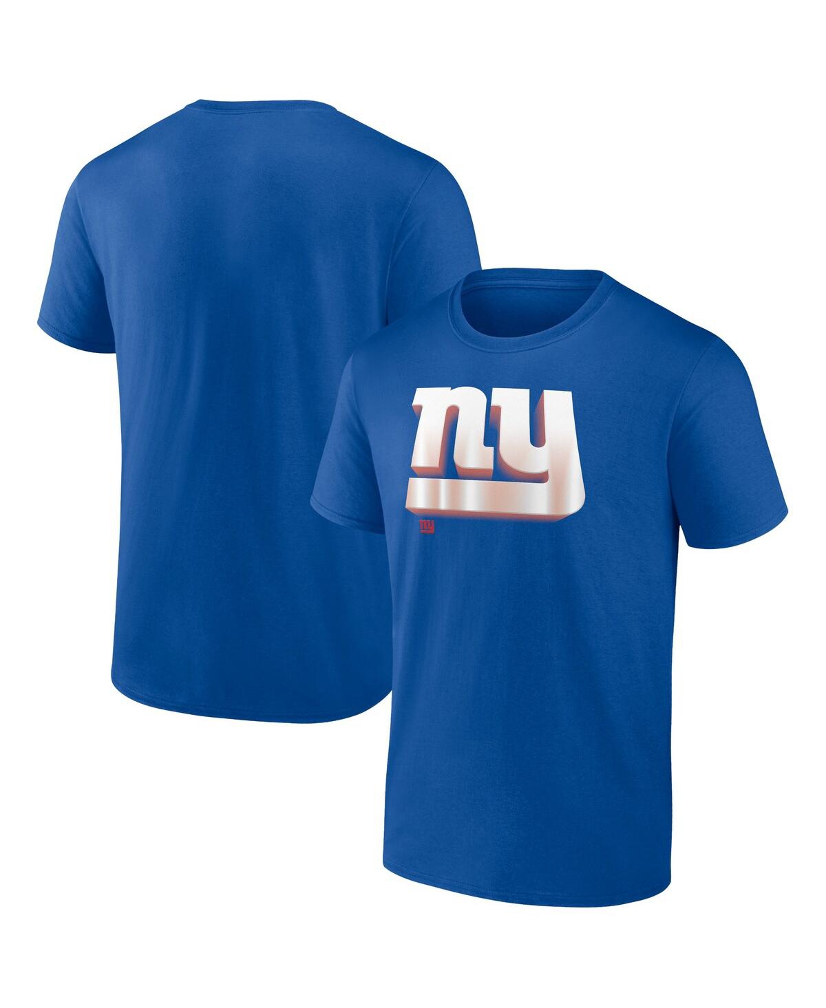Men's FanaticsNew York Giants Chrome Dimension T-shirt - Royal
