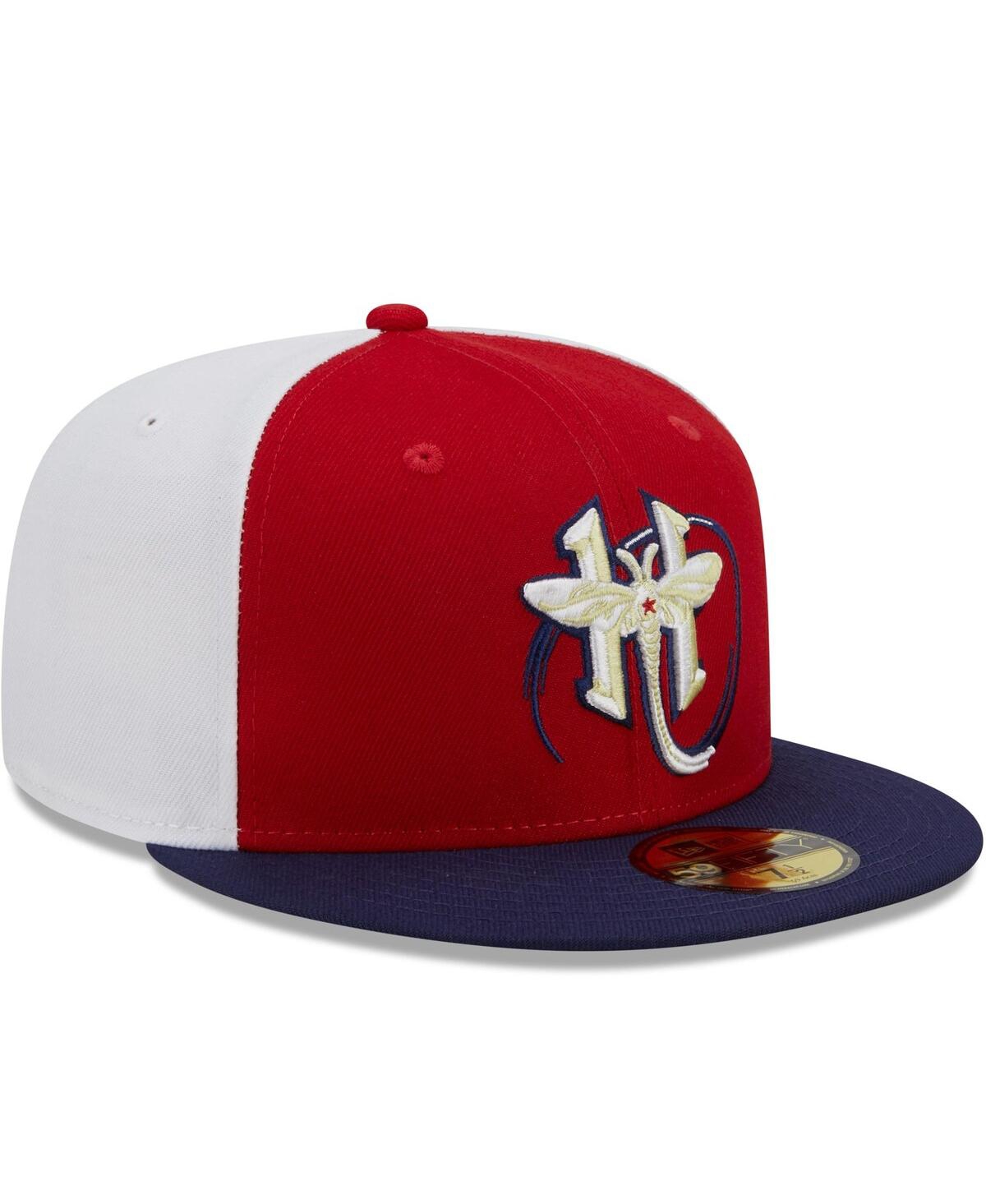 Men's New Era Navy Harrisburg Senators Marvel x Minor League 59FIFTY Fitted Hat - Navy
