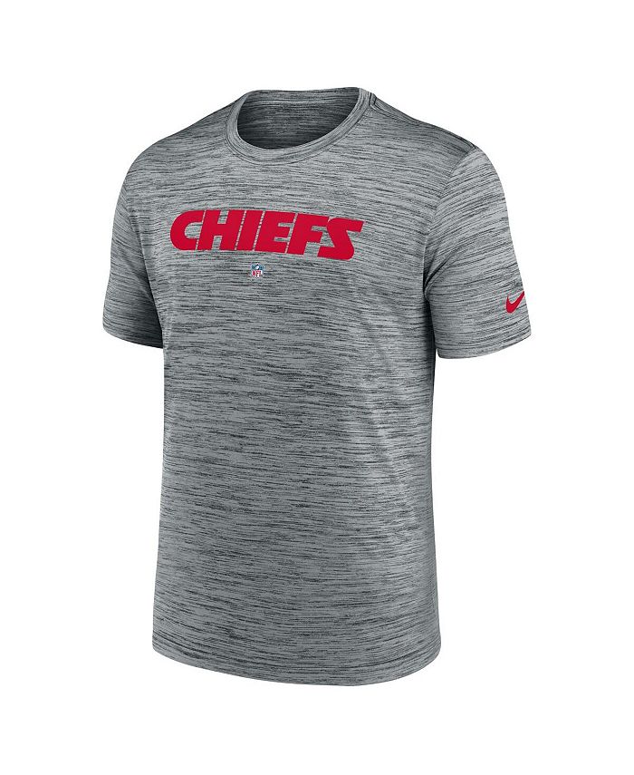 Nike Men's Gray Kansas City Chiefs Velocity Performance T-shirt - Macy's