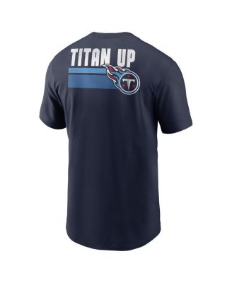 Men's Navy Tennessee Titans Blitz Essential T-shirt