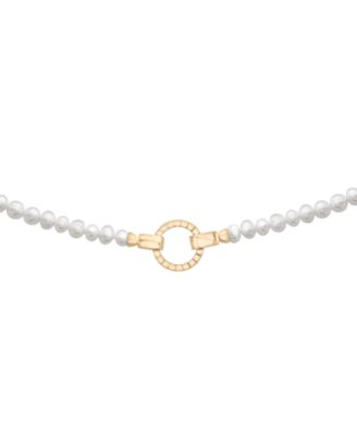 Cultured Freshwater Pearl (4mm) 17" Collar Necklace