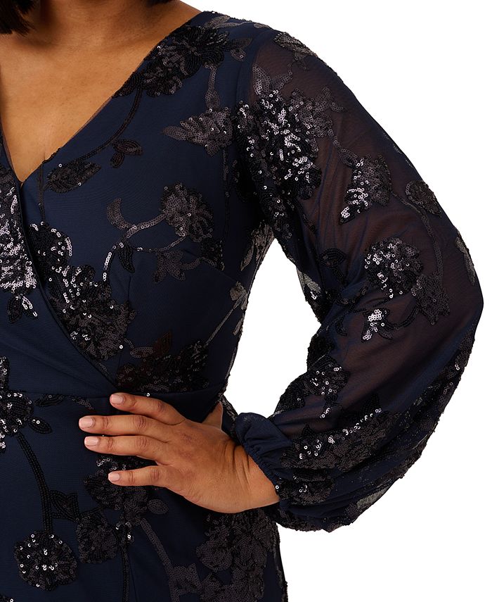 Adrianna papell macys hot sale plus size
