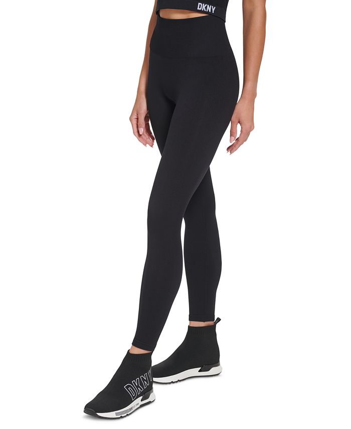 DKNY Women's Performance Seamless Solid Leggings - Macy's
