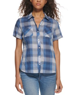 plaid camp shirt