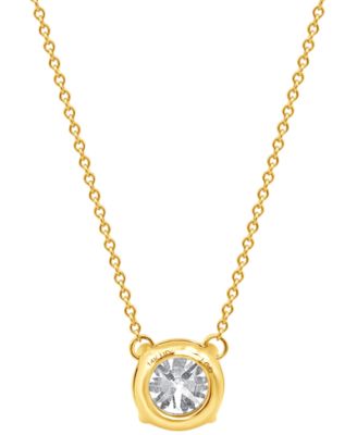 Certified Lab Grown Diamond Solitaire Pendant 18" Necklace (2-1/4 ct. t.w.) in 14k Gold