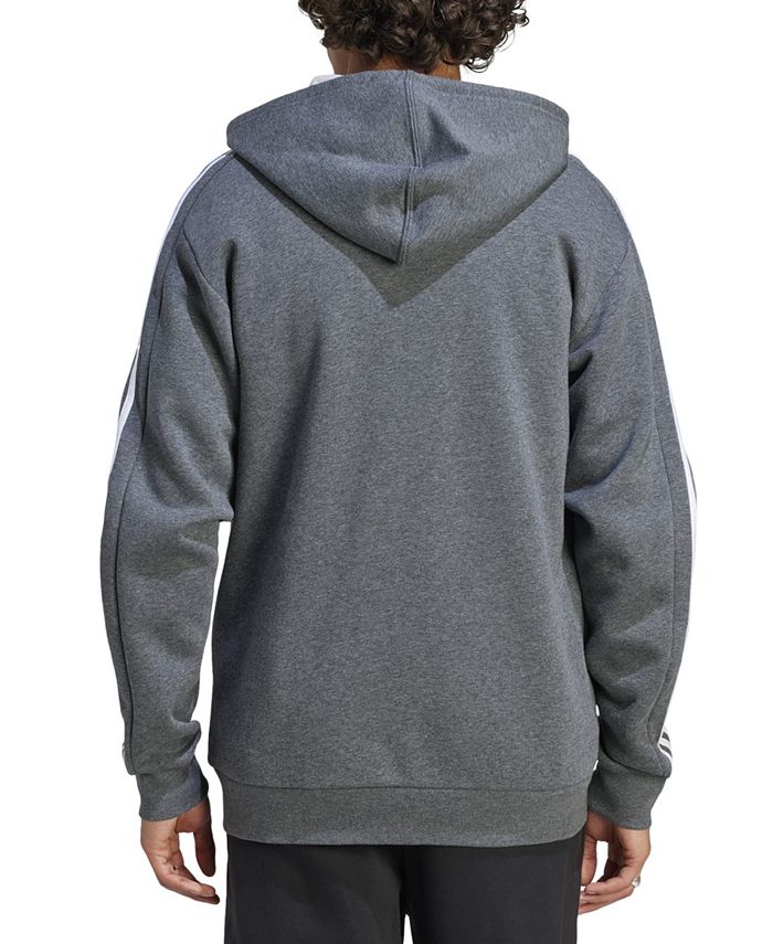 Real Essentials Men's 3-Pack Dry-Fit Long Sleeve Hoodies - Moisture Wicking & UPF 50+ (Big & Tall, 3XL)