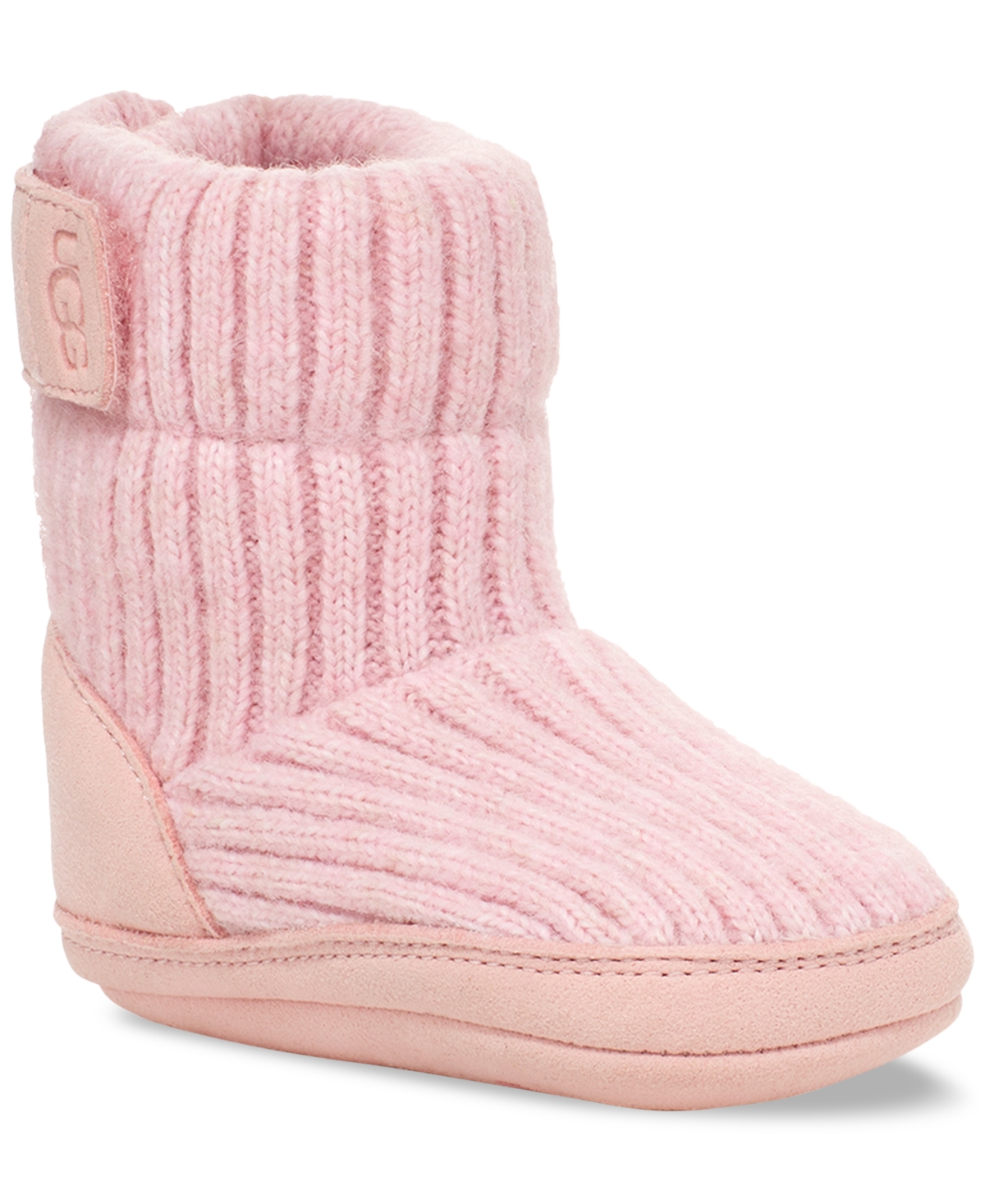 Ugg Baby Skylar Slip-on Knit Booties In Seashell Pink