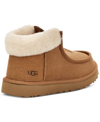 【大特価】UGG Funkarra Suede Fur Collar Zip ブーティ UGG Funkarra Cabin Cuff Chestnut Lace-up Boot Bootie Women's