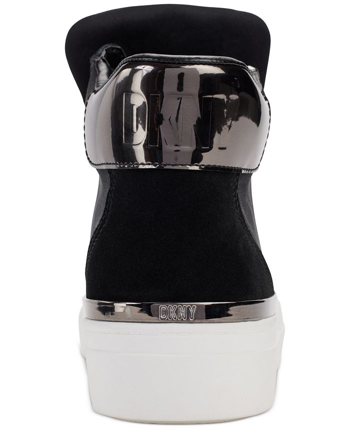 DKNY Women's Cindell LaceUp Zipper High Top Sneakers Macy's