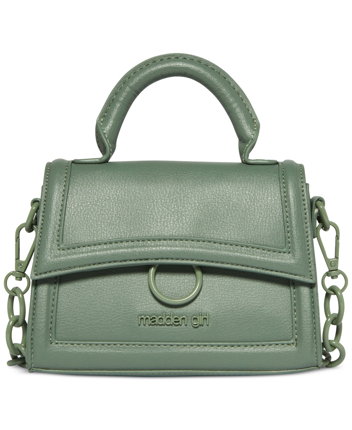 Madden Girl Erin Small Top Handle Bag In Sage