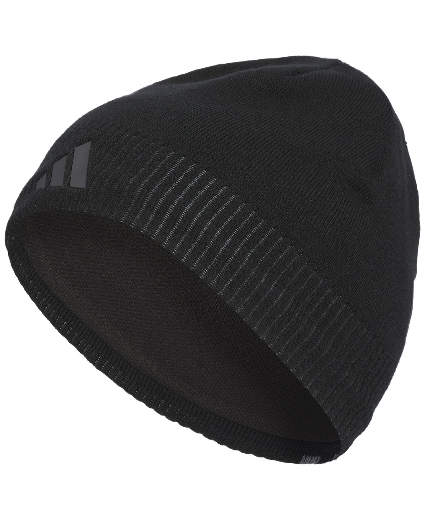 Мужская шапка adidas Creator Three-Stripe Performance Beanie, цвет: Чёрный — фото 1