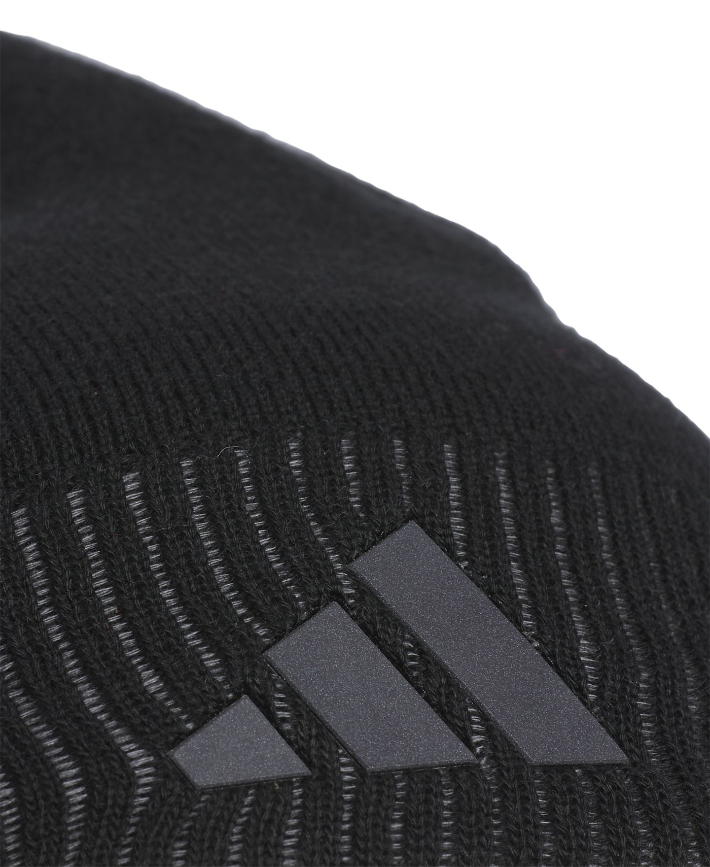 Мужская шапка adidas Creator Three-Stripe Performance Beanie, цвет: Чёрный — фото 3