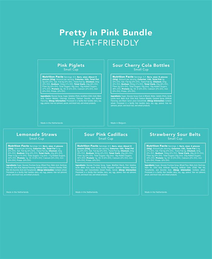 Candy Club Pretty in Pink Gummy Gift Set, 5 Piece Macy's