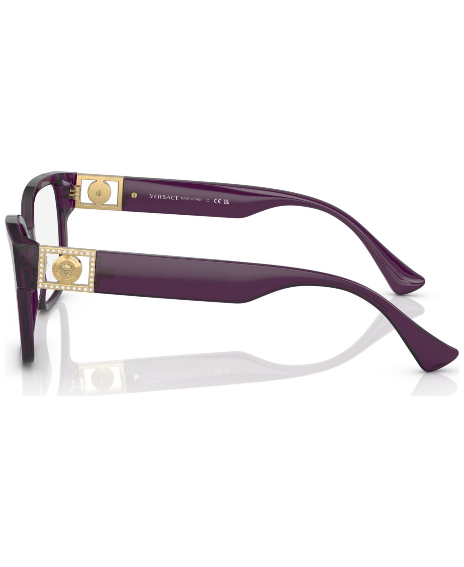 Woman Square Plastic VE3329B Eyeglasses