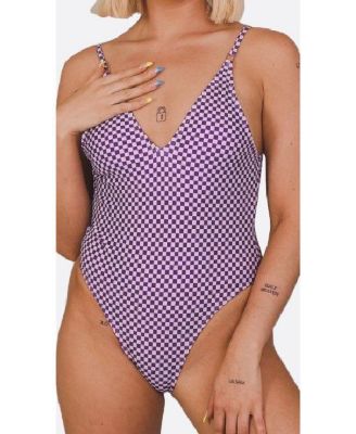 Women's Checkmate Swim Suit
