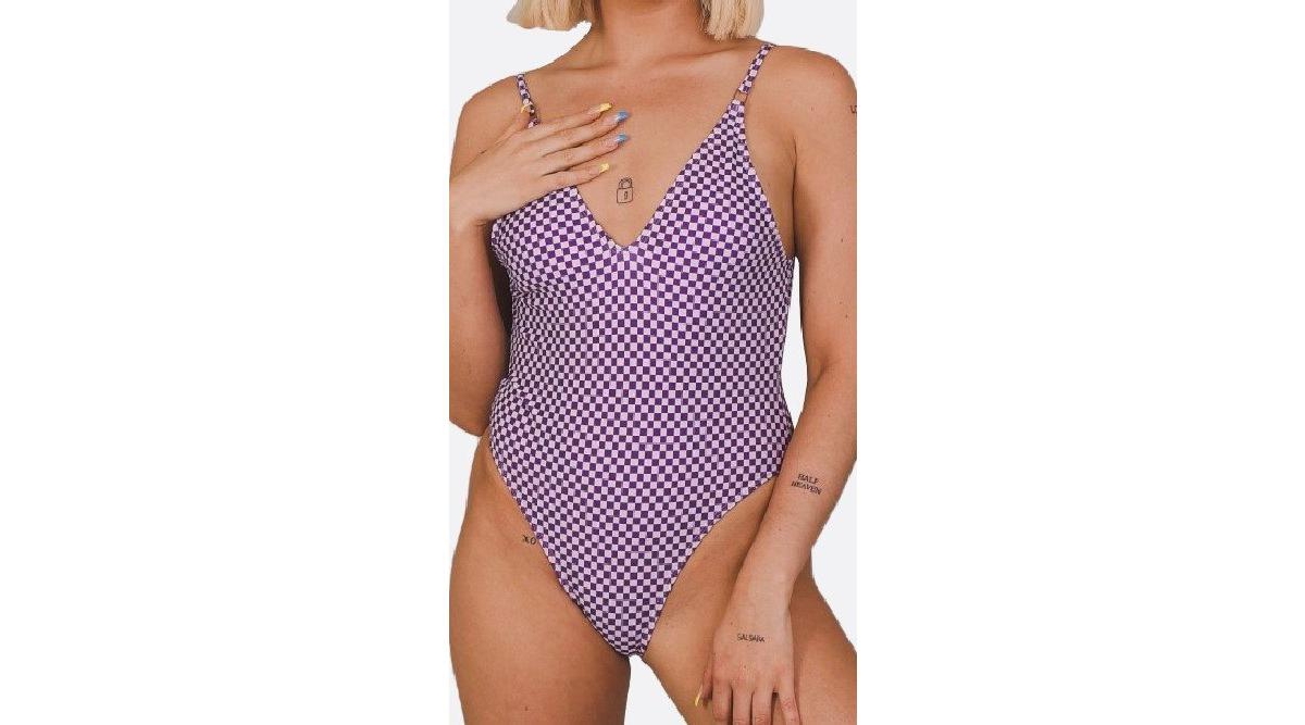 Oosc Women's Checkmate Swim Suit