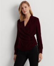 Macys velvet tops sales